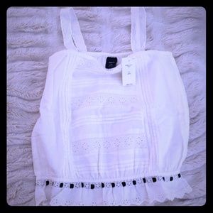 Gap Kids White Lace Top